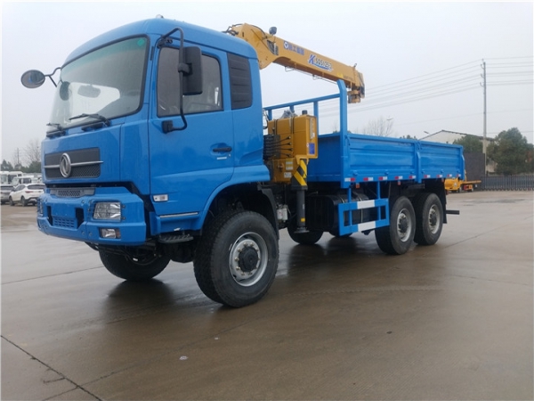 出口六驅隨車吊/隨車起重運輸車